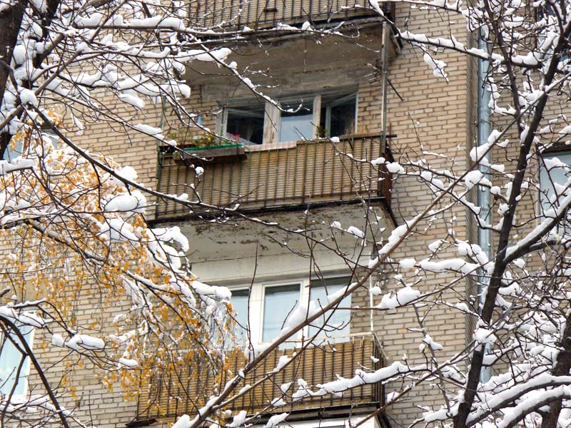 балкон квартиры Сергея Шевкуненко