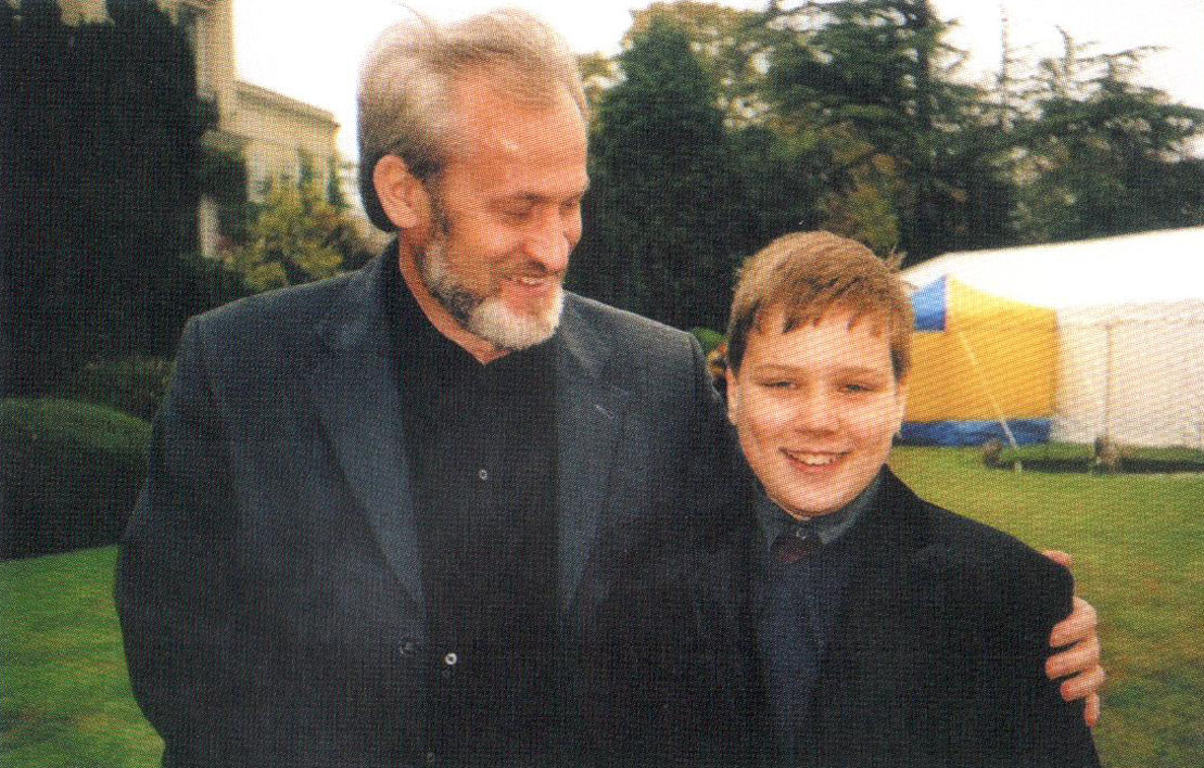 Ахмед Закаев и сын автора Никита